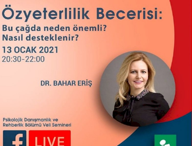 Pandemi döneminde çevrimiçi çocuklar ve gençler için özyeterlilik becerisi semineri