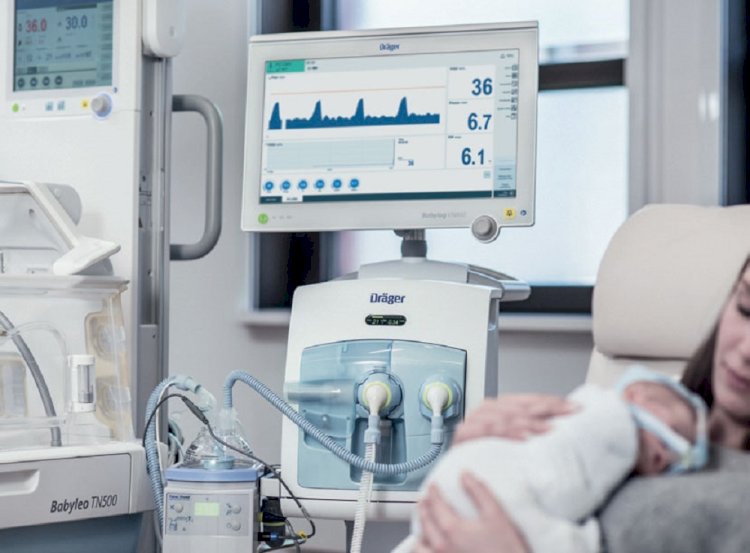 Prematüre bebekler Dräger’le nefes alıyor