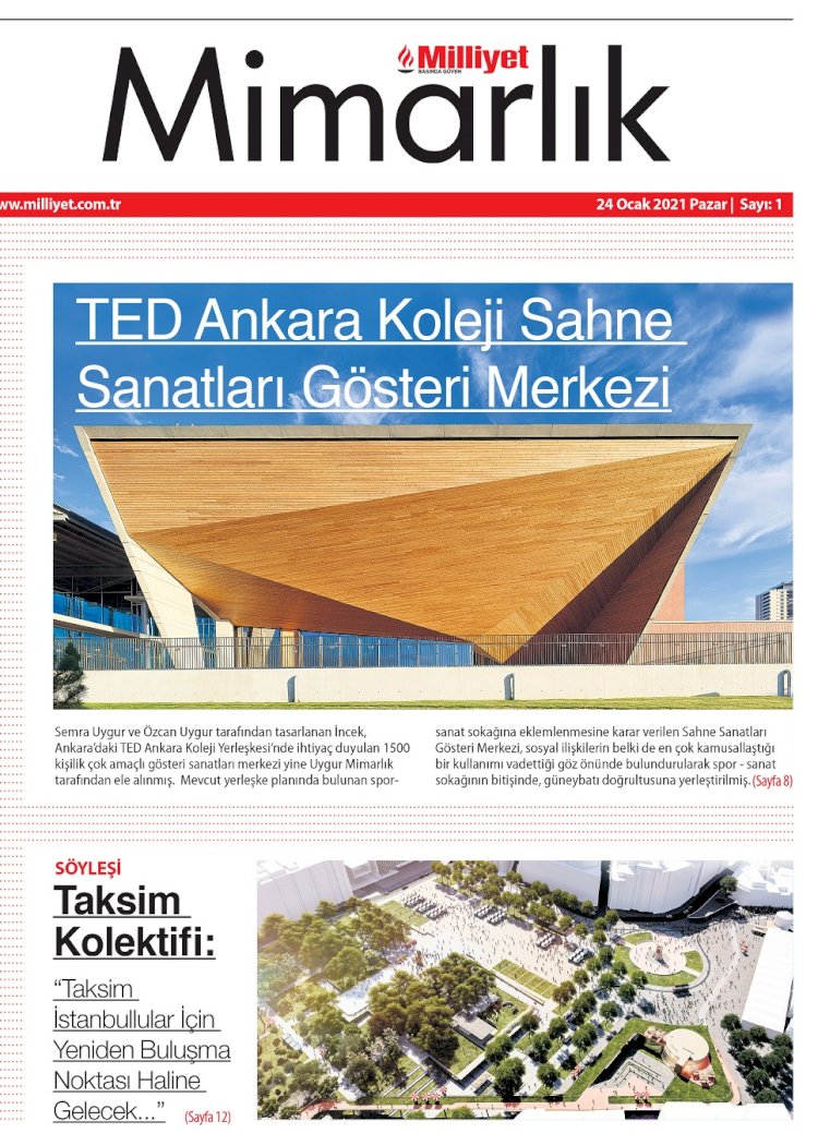 Milliyet Mimarlık Dergisi yayın hayatına başlıyor