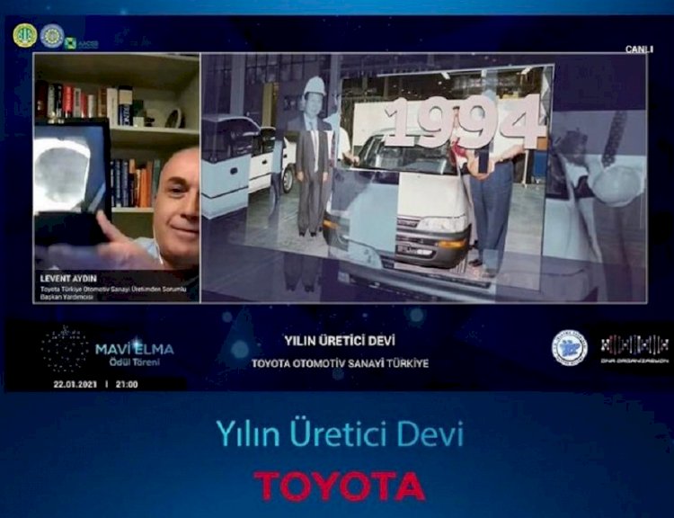 TOYOTA OTOMOTİV SANAYİ TÜRKİYE’YE ‘YILIN ÜRETİCİ DEVİ’ ÖDÜLÜ