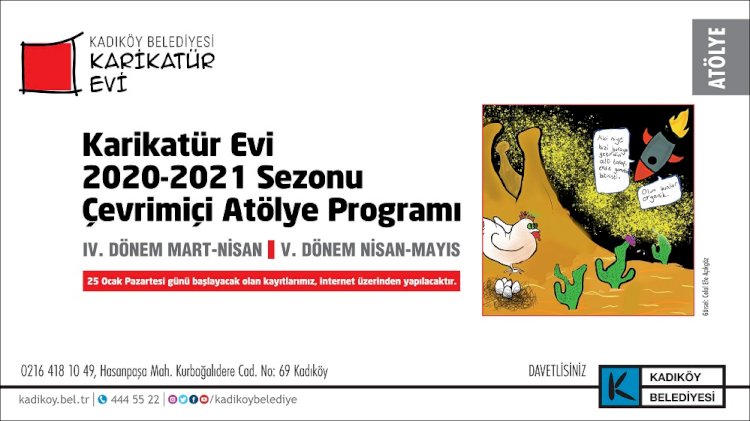 KARİKATÜR EVİ YENİ DÖNEM KAYITLARI BAŞLADI