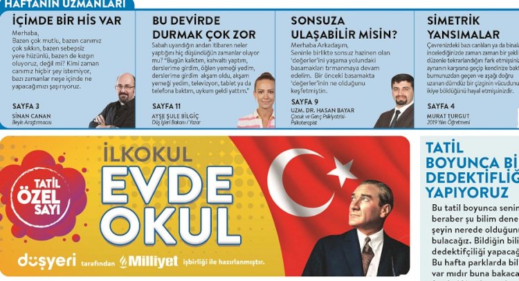 Milliyet “Evde Okul” eki ile sömestr tatili eğlenceye dönüşüyor