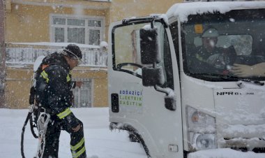 BEDAŞ, sert kış şartlarına karşı alarm durumuna geçti