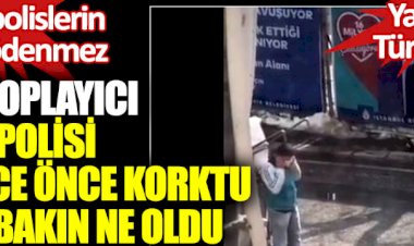 Kağıt toplayıcı çocuk polisi görünce önce korktu sonra bakın ne oldu.