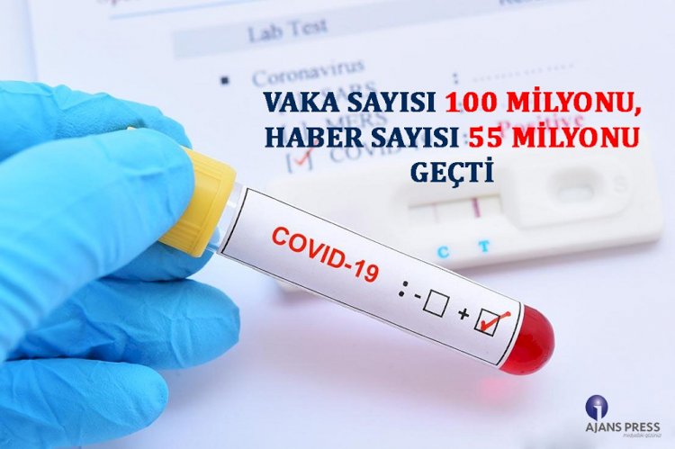 VAKA SAYISI 100 MİLYONU, HABER SAYISI 55 MİLYONU GEÇTİ