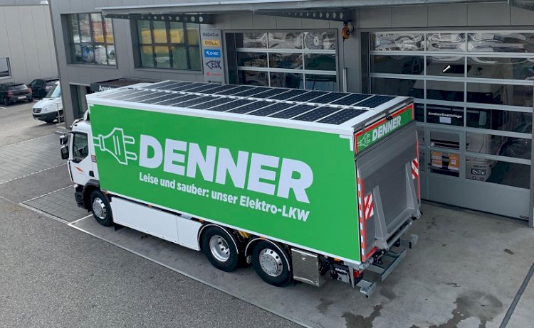 RENAULT TRUCKS D WIDE Z.E. ELEKTRİKLİ KAMYON, GÜNEŞ PANELLERİ İLE DONATILDI