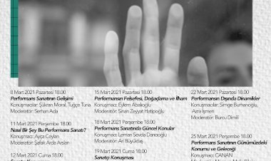 Performans Sanat Konuşmaları’’ Seminer Dizisi Başlıyor