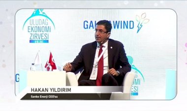 Sanko Enerji CEO’su Hakan Yıldırım Uludağ Ekonomi Zirvesine katıldı