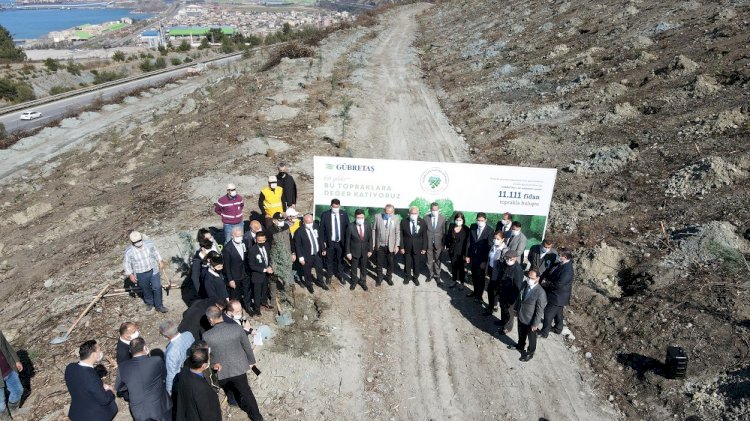 GÜBRETAŞ, İSKENDERUN’DA 11.111 FİDANI TOPRAKLA BULUŞTURDU