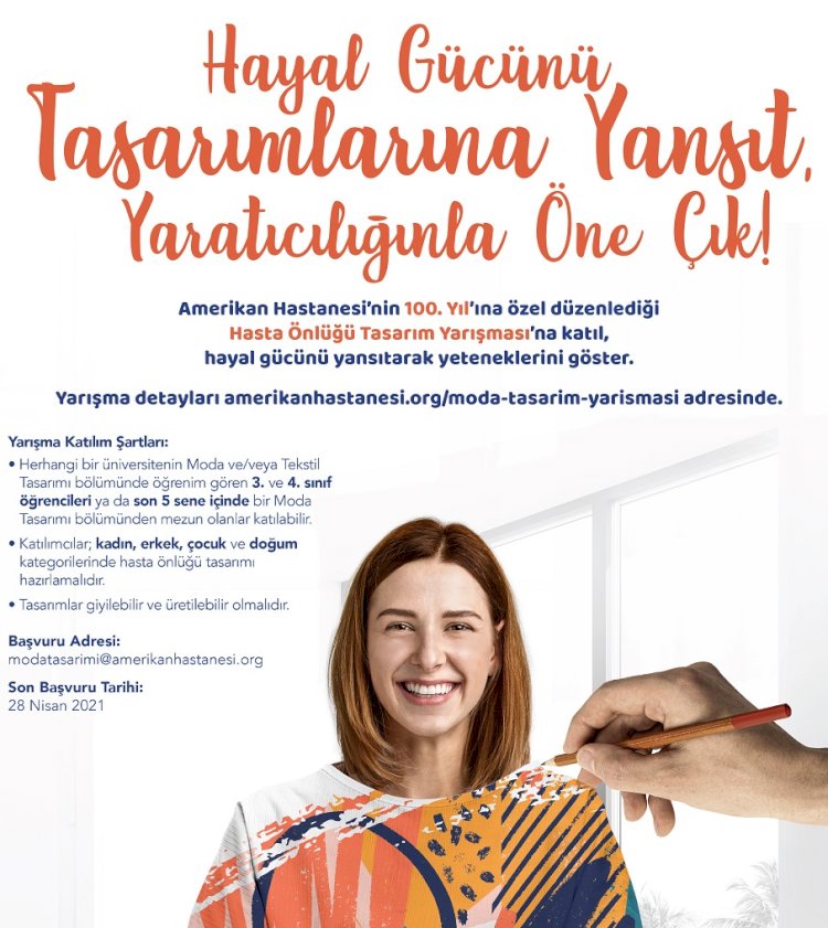 Amerikan Hastanesi Hasta Önlüğü Tasarım Yarışması Başvuruları Başladı