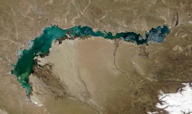 Kazakistan'nın Balkaş Gölü, Çin'in aşırı su tüketimi nedeniyle 2050'ye kadar kuruyabilir
