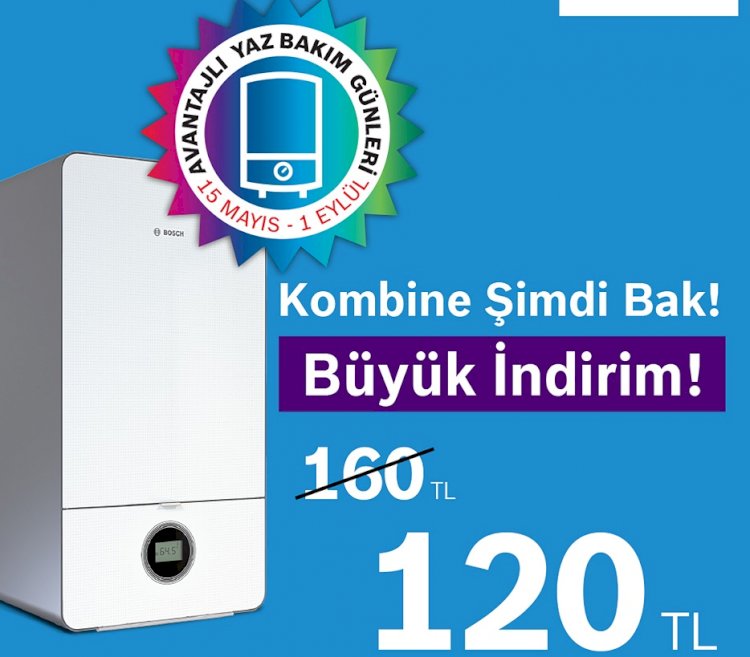 Bosch Termoteknoloji’den kaçırılmayacak periyodik kombi bakım kampanyası!