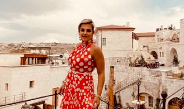 Evrim Başaran, Kapadokya’yı ATV motorla keşfe çıktı