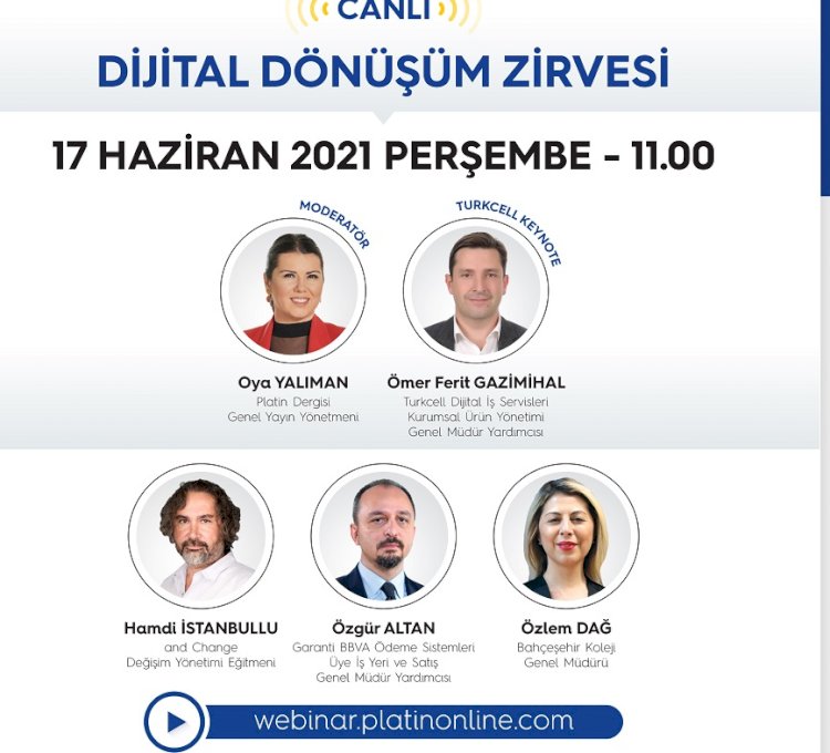 TURKCELL SPONSORLUĞUNDA DİJİTAL DÖNÜŞÜM ZİRVESİ GERÇEKLEŞECEK