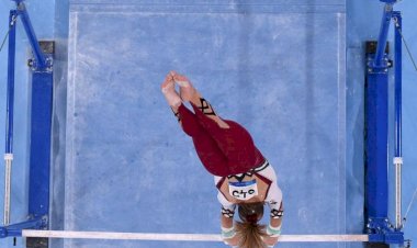 Kadın jimnastikçilerden 'seçim özgürlüğü' vurgusu: Tokyo 2020 elemelerine tek parça mayoyla çıktılar