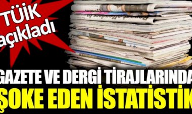Gazete ve dergi tirajlarında şoke eden istatistik
