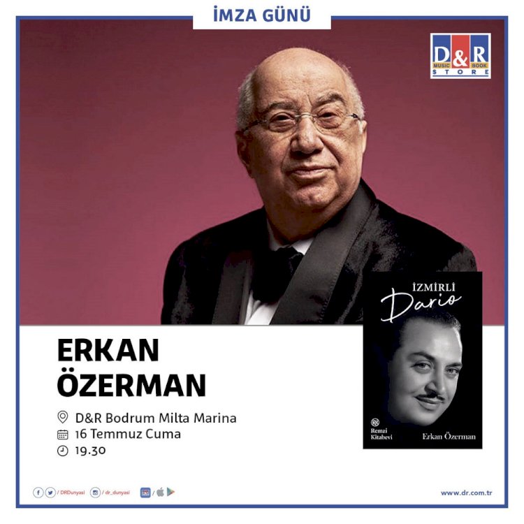 Erkan Özerman D&R mağazalarında Bodrumlu kitapseverlerle buluşuyor