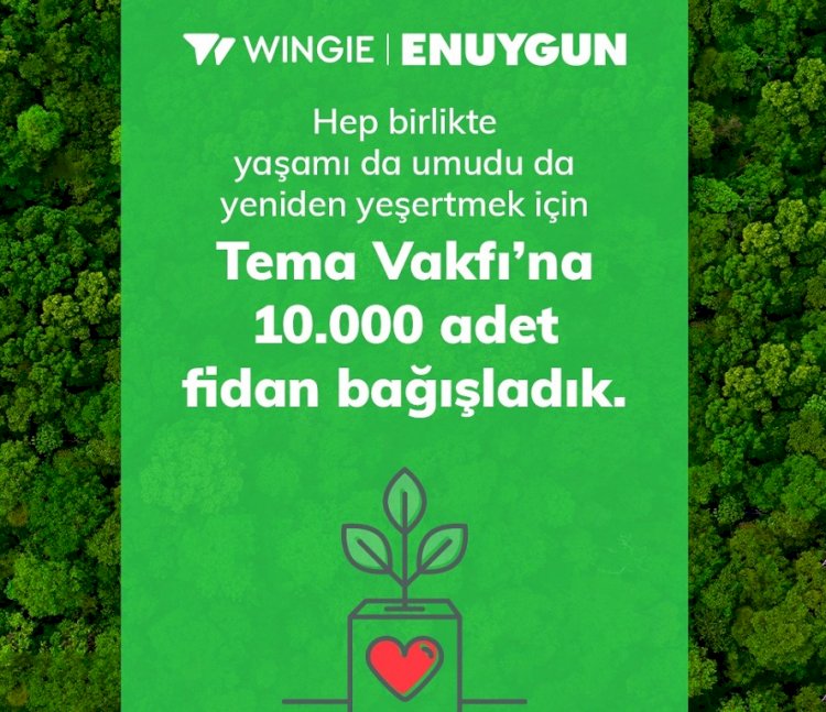 Enuygun’dan TEMA’ya 10 Bin Fidan Bağışı
