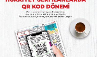 Hürriyet Seri İlanlarda QR Kod Dönemi