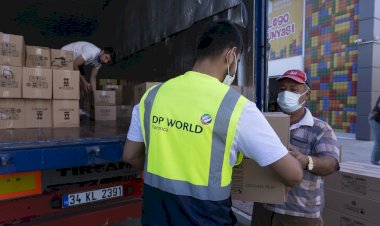 DP World ve iştiraki P&O Ferrymasters olarak yangınla mücadele için ihtiyaç malzemelerinin lojistiğini sağlıyoruz