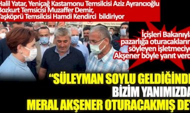 Bakan Soylu ile pazarlığa oturacaklarını söyleyen işletmeciye Akşener böyle yanıt verdi