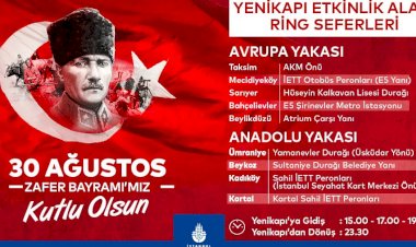 30 AĞUSTOS ZAFER BAYRAMI’NI, FESTİVAL TADINDA VE COŞKUYLA KUTLUYORUZ