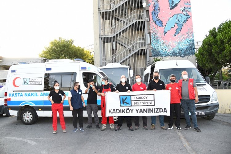 KADIKÖY ORMAN YANGINLARIYLA MÜCADELEYE DESTEK İÇİN ÜÇÜNCÜ EKİBİNİ YOLCULADI