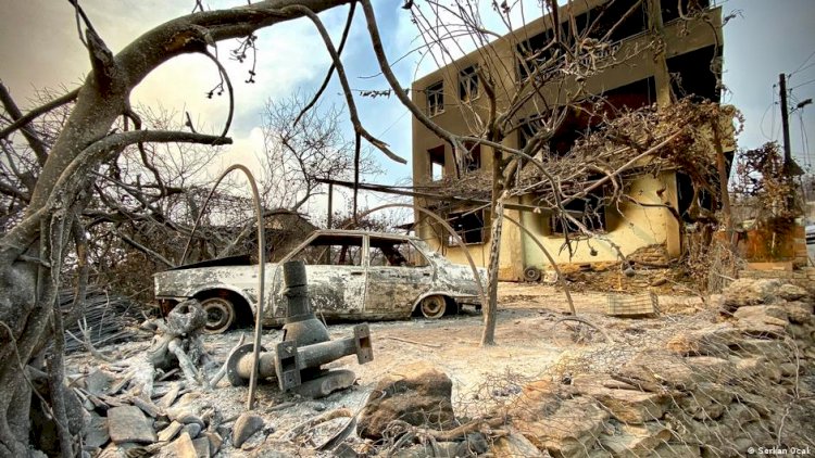 Fotoğraflarla yangından geriye kalanlar