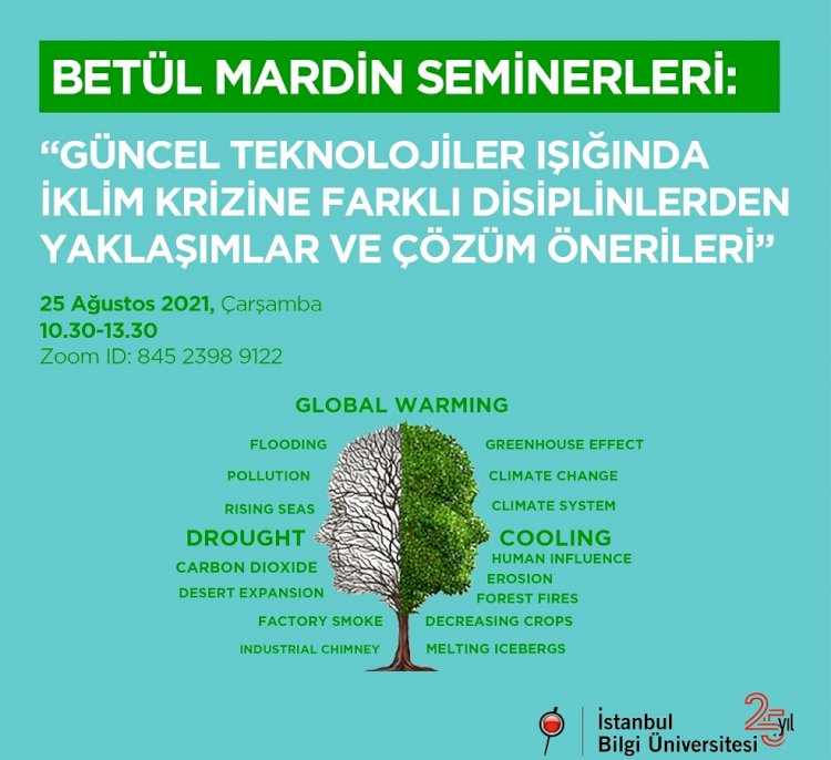 Betül Mardin Seminerleri: İklim krizine çözüm önerileri sunmak amacıyla farklı disiplinlerden uzmanlar bir araya geliyor