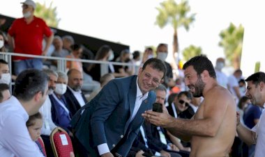MAMOĞLU ER MEYDANINDA KONUŞTU: "BU ALANI GÜREŞ SPORUNUN CANLANDIĞI BİR MEYDAN YAPACAĞIZ"