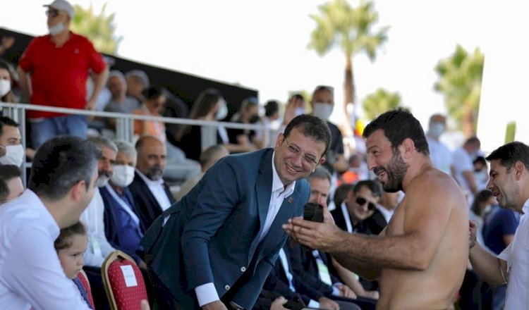 MAMOĞLU ER MEYDANINDA KONUŞTU: "BU ALANI GÜREŞ SPORUNUN CANLANDIĞI BİR MEYDAN YAPACAĞIZ"