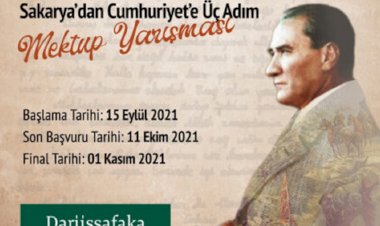 Darüşşafaka Lisesi’nden Liseler Arası ‘Sakarya`dan Cumhuriyet`e Üç Adım Mektup Yarışması’