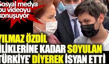 Yılmaz Özdil Meral Akşener'in etrafını saran perişan üniversite ve liseli öğrencileri görünce isyan etti