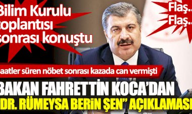 Bilim Kurulu toplantısı sonrası Bakan Koca'dan açıklama