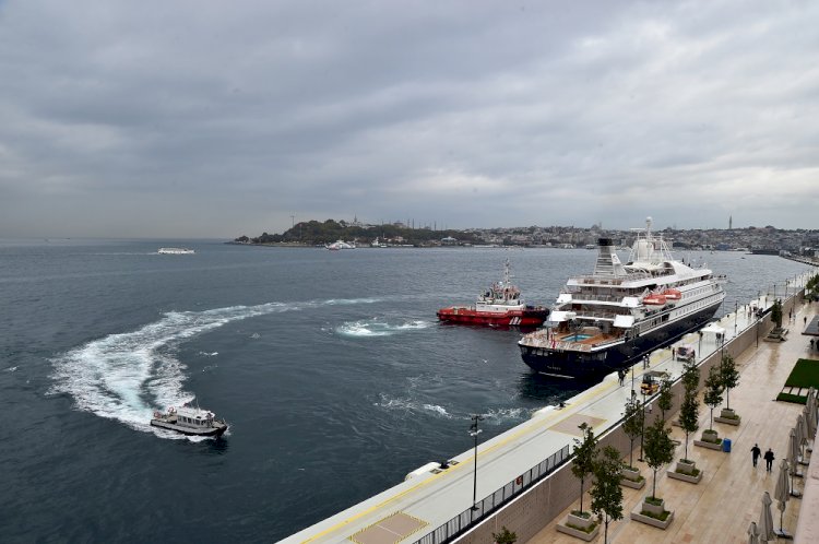 Galataport İstanbul ilk yolcu gemisini dünyanın tek yer altı kruvaziyer terminalinde ağırlıyor
