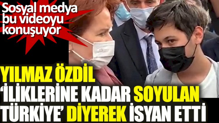 Yılmaz Özdil Meral Akşener'in etrafını saran perişan üniversite ve liseli öğrencileri görünce isyan etti