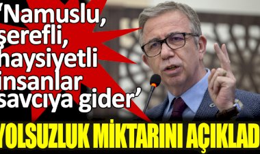 Mansur Yavaş yolsuzluk miktarını açıkladı