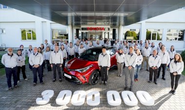 TOYOTA OTOMOTİV SANAYİ TÜRKİYE 3 MİLYONUNCU ARACINI ÜRETTİ