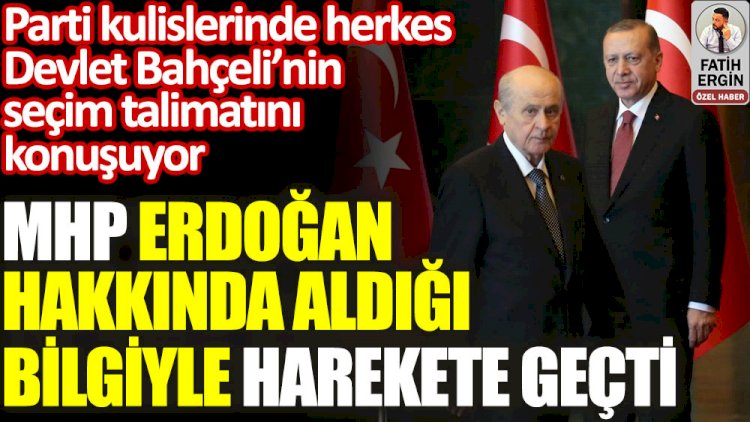 Parti kulislerinde herkes Devlet Bahçeli’nin seçim talimatını konuşuyor.