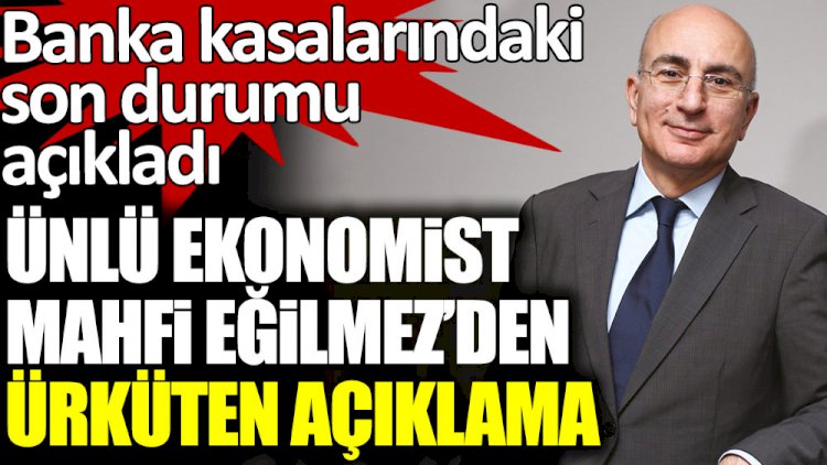 Ünlü ekonomist Mahfi Eğilmez'den ürküten açıklama