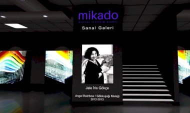 Jale İris Gökçe, “Angel Rainbow-Self” gökkuşağı heykeli'ni sanal galerisi ile dijital Platforma Taşıdı