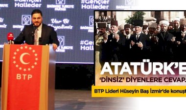 Atatürk’e ‘Dinsiz’ diyenlere cevap verdi.