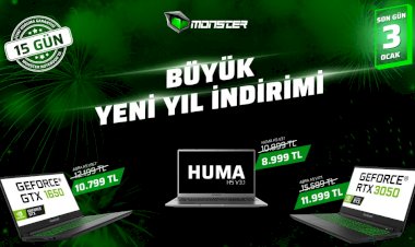 Monster Notebook’un Büyük Yeni Yıl İndirimi Başladı!