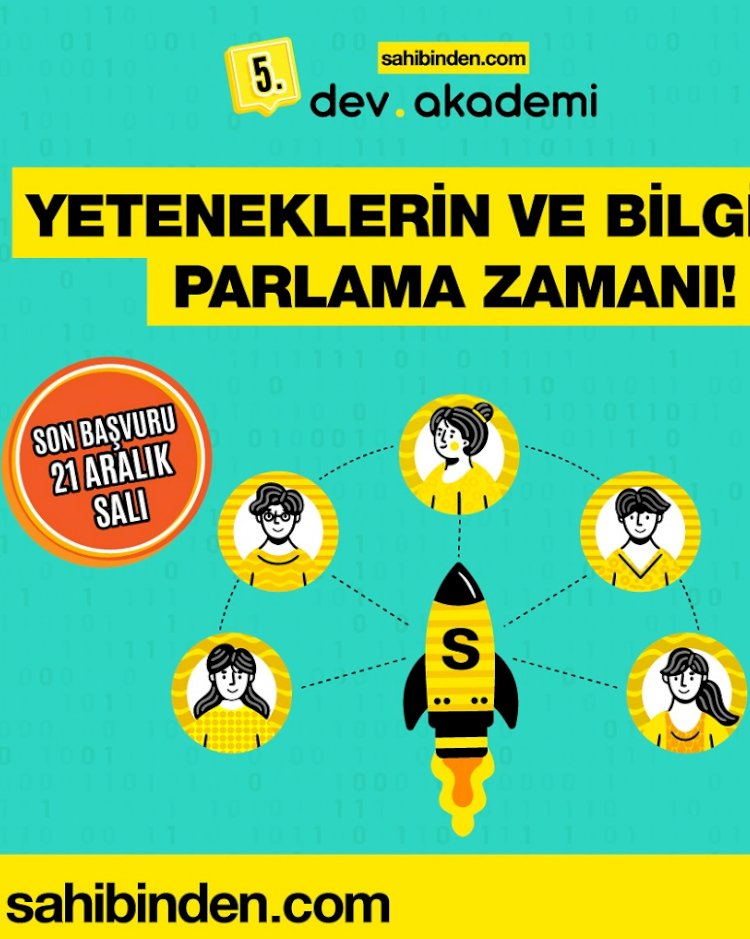 sahibinden.com dev.akademi programı 5. yılında genç yazılımcılara kapılarını açıyor…
