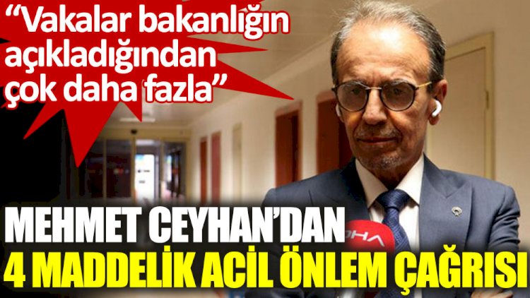Prof. Dr. Ceyhan: Vakalar bakanlığın açıkladığından çok daha fazla
