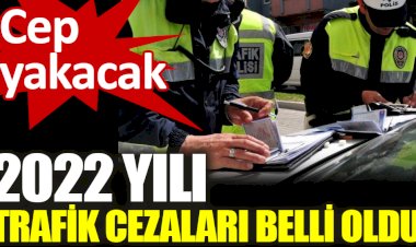 2022 yılı trafik cezaları belli oldu