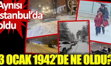 Kerem Ökten uyardı, aynısı İstanbul'da oldu: 3 Ocak 1942’de ne oldu?