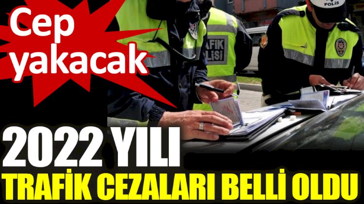 2022 yılı trafik cezaları belli oldu