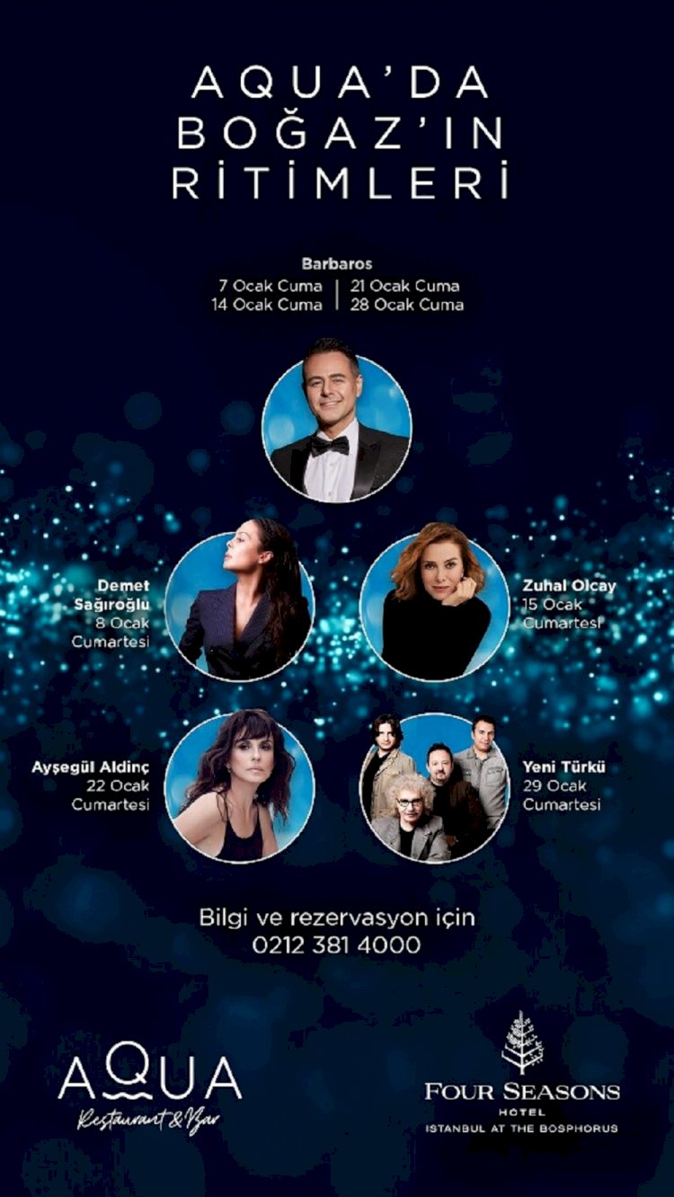 AQUA RESTAURANT & BAR YENİ YILDA DA SES GETİRMEYE DEVAM EDİYOR