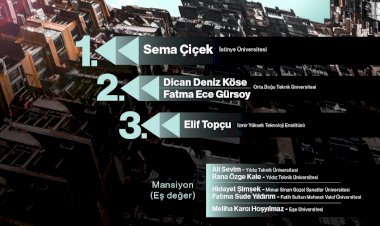 9. Zeki Yurtbay Tasarım Ödülü Yarışması’nın kazananları belli oldu!